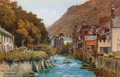 Das Lyn-Tal, Lynmouth von Alfred Robert Quinton